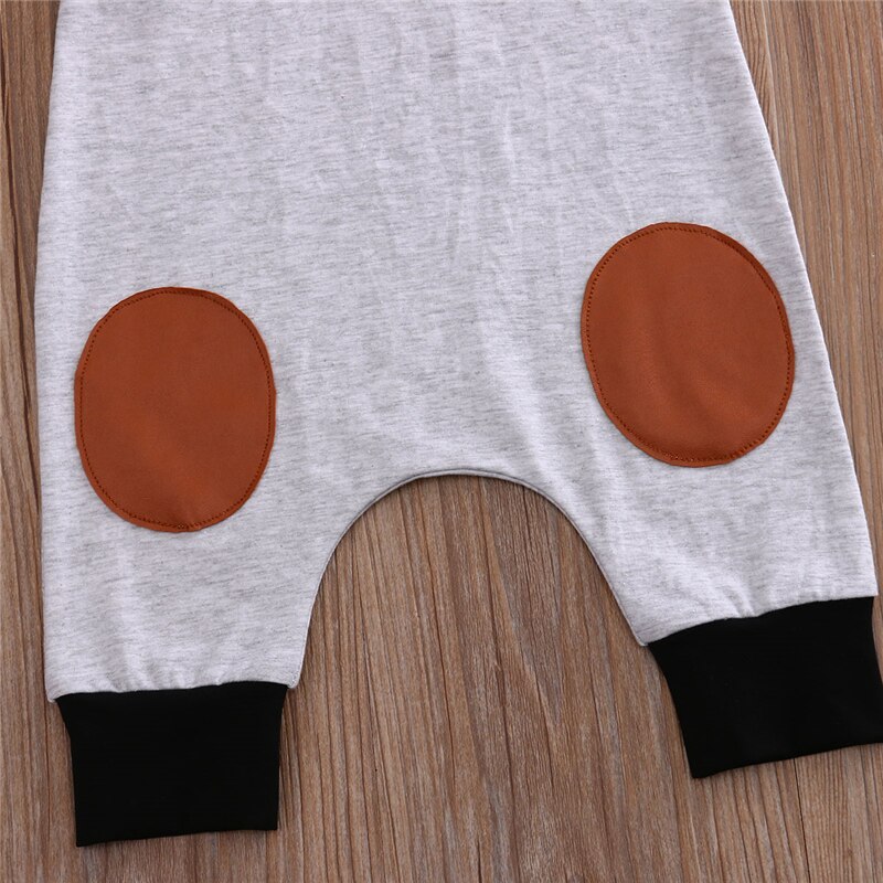 Top Baby Kids Jongen Meisje Baby Mouwloze Romper Jumpsuit Katoen Kleding Outfit Set 0-24 M