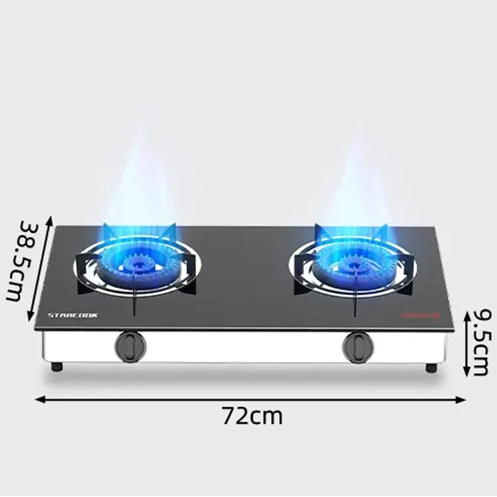 Table Top Gas Cooker 2 Burner Household Cocina A Gas Doube Cooktop Gas Stove Fierce Fire Kitchen Cooker