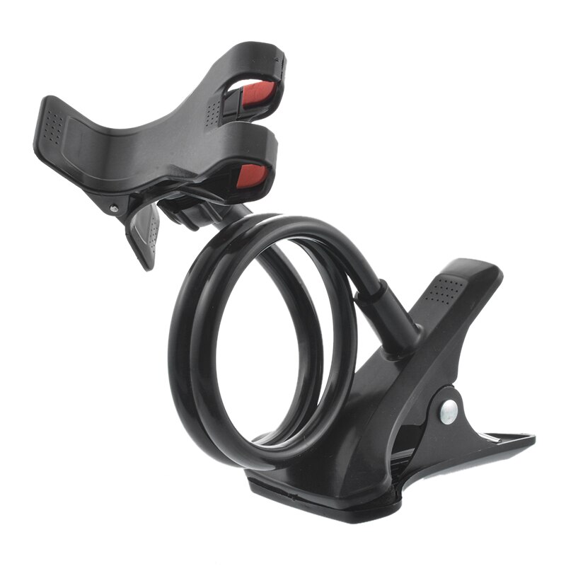 Universal Mobile Phone Holder Lazy Bracket Multifunctional Bed Bracket Table Stander Bed Desk Table Clip Gooseneck Bracket Home: Black