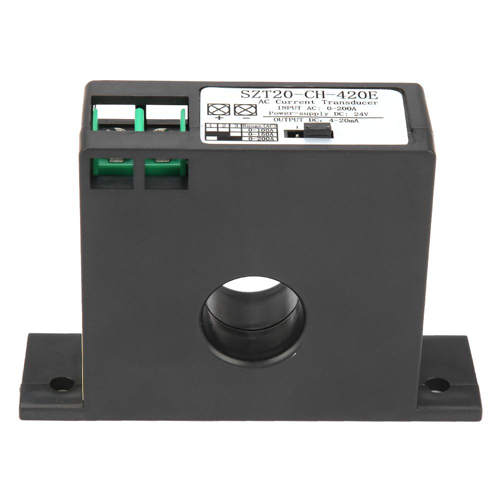 AC Current Sensor SZT20-CH-420E Current Transducer Transmitter Transformer Sensor AC Current Converter 0-200A