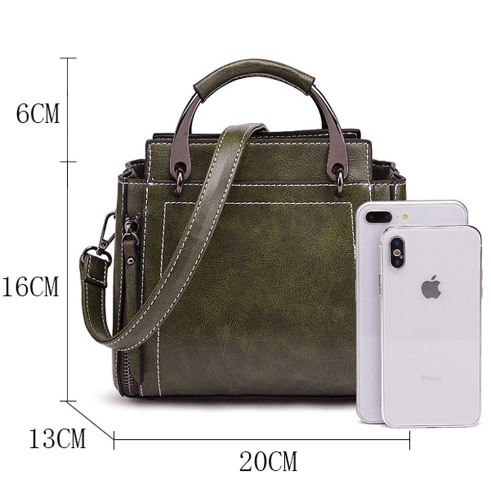 Luxe Zachte Lederen Handtas Vintage Vrouwen Tassen Schouder Crossbody Tassen Voor Vrouwen Messenger Bag Vrouwelijke