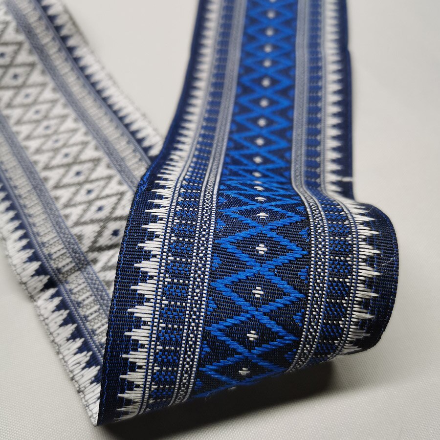 Geweven Lint Jacquard 50Mm Breedte Cord Diy Riem 7 Meter Hond Riem Singels Diy Lint Koord Trim: Goud