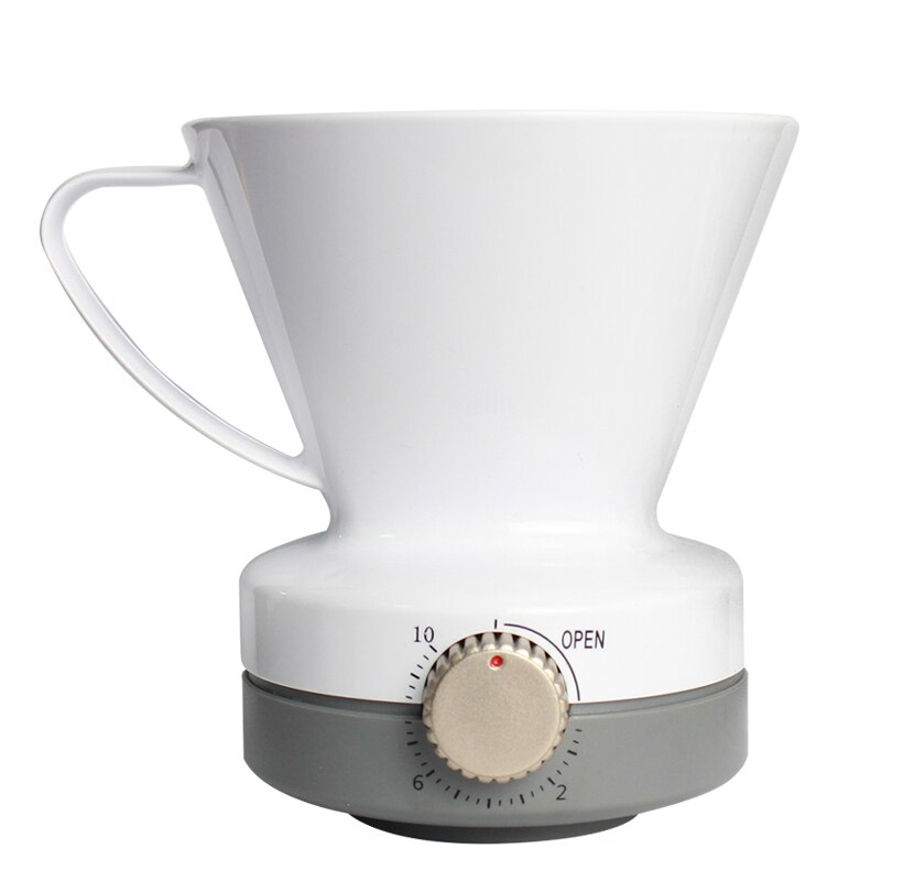 1-4 Cups Coffee Dripper Bookable Time Coffee Drip Filter Cup Permanent Pour Over Coffee Maker Engine PP material: 1-4 Cups