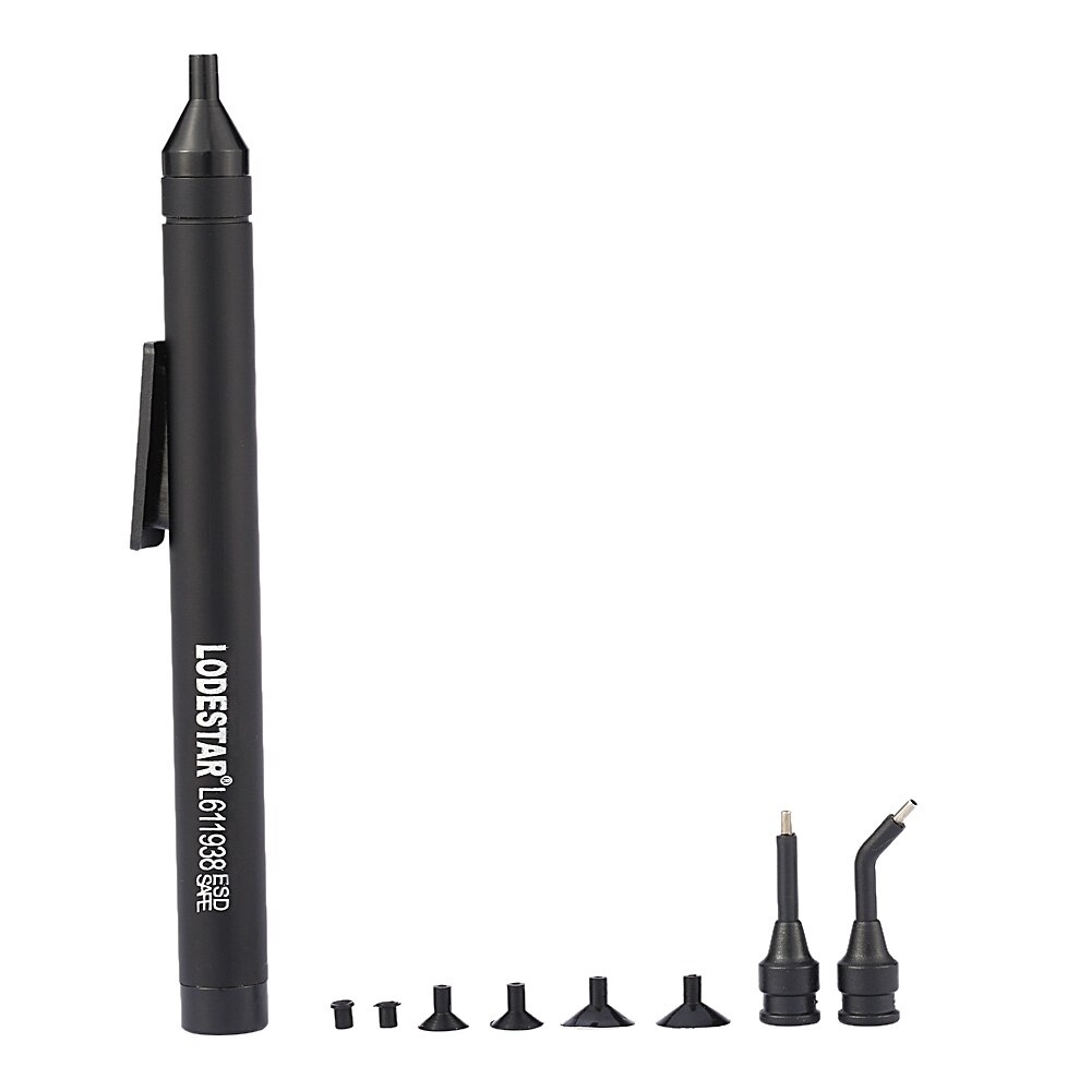 Handleiding Vacuüm Zuigen Pen Solderen Zuigen Pickup Tool 6 Sukkels 2 Zuig Tips voor IC SMD Solderen Accessoires