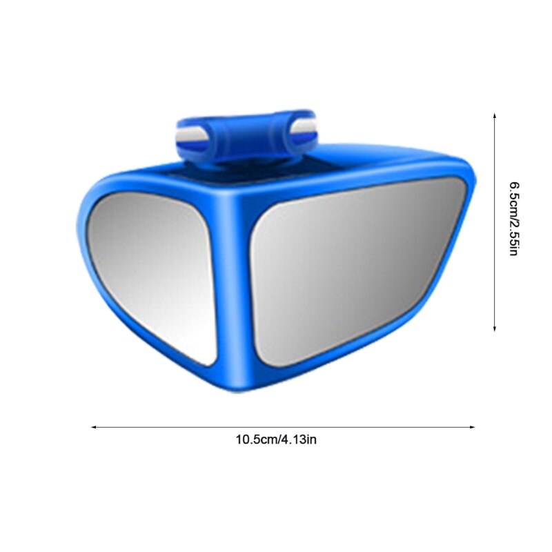 Adjustable 360°Rotate Wide Angle Car Rear View Mirror for All Universal Vehicles Car Fit Stick-on