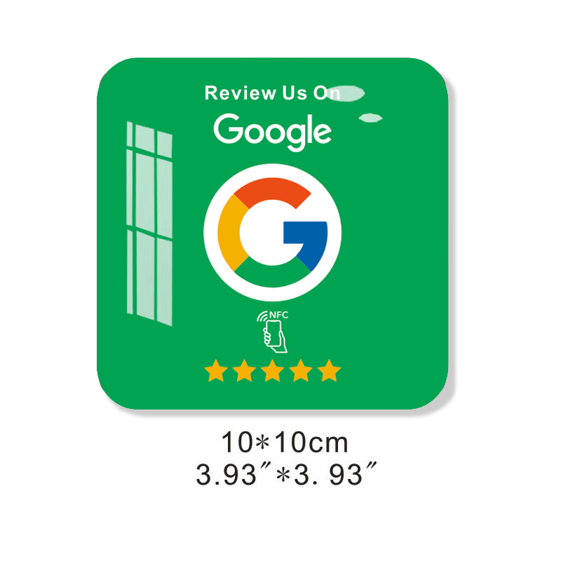 Acrylic NFC Plaque NFC Plate Google Reviews Increase Your Reviews: coffe