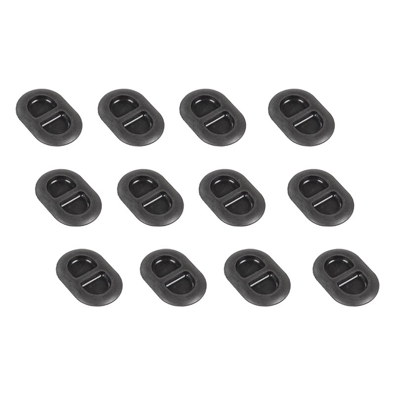 Shineka Floor Pan Drain Plug Voor Jeep Wrangler Achter Floor Pan Lichaam Plug Kleine Rubberen Plug Voor Jeep Wrangler Jk jl 2007: 12pcs