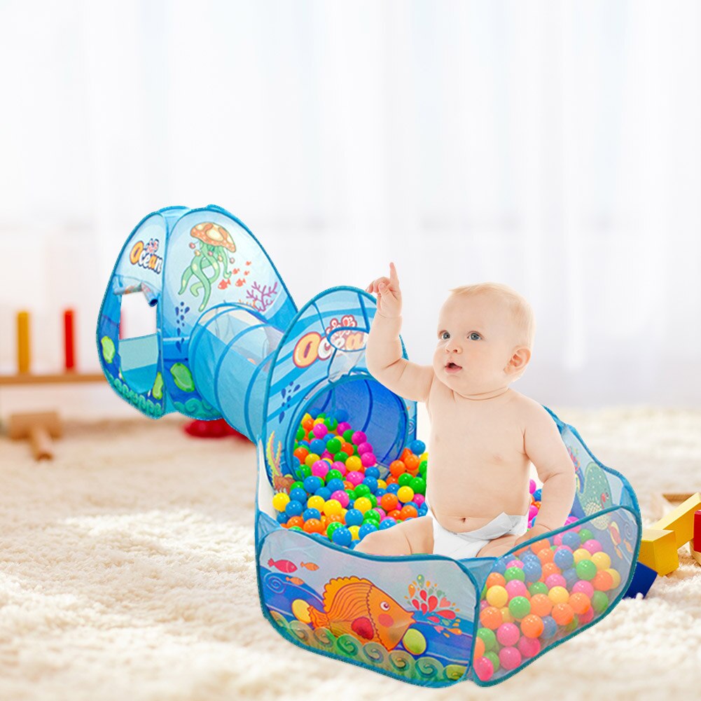 freundlicher Spielzeug Zelt Spiel Haus Baby Faltbare Tipi Ozean Schwimmbad Spielen Zelt freundlicher drinnen draussen Aktivität Zentrum Spielen Kugeln Spiel