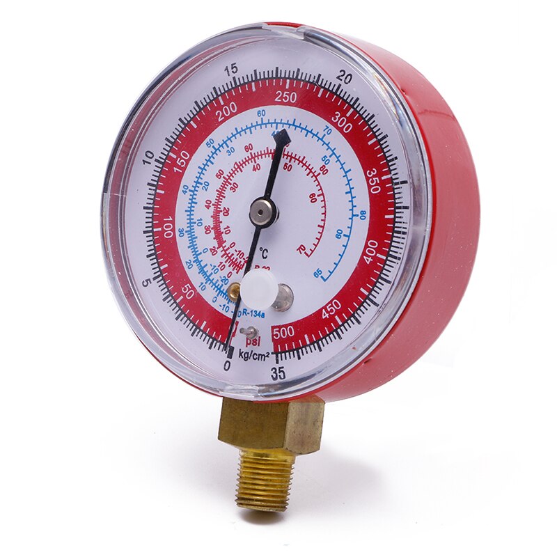 Red Air Conditioner R404/R134A/R22 Refrigerant High Pressure Gauge PSI KPA qiang