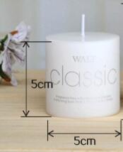 Søjle lysestage krystal lysestage klart glas lys brela til kugle lys fyrfadslys blok lysestage bakke: Lys 5 x 5cm 2 stk