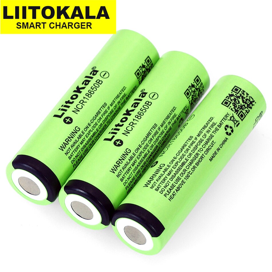 Liitokala Originele 18650 3400mAh lithium batterij NCR18650B voor zaklampen 3.7V batterijen