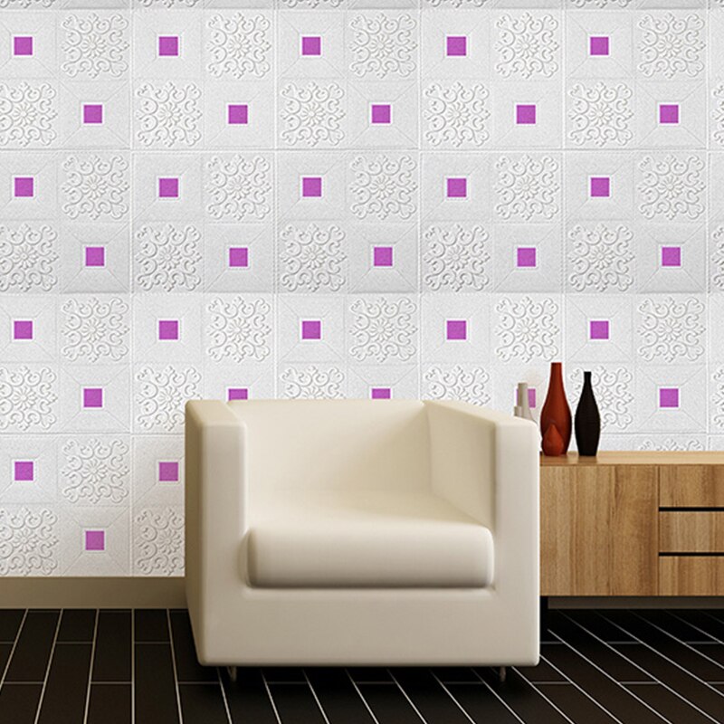 self-adhesive3D ceiling wall stickers Roof ceiling decorative stickers for living room bedroom TV background foam wallpaper