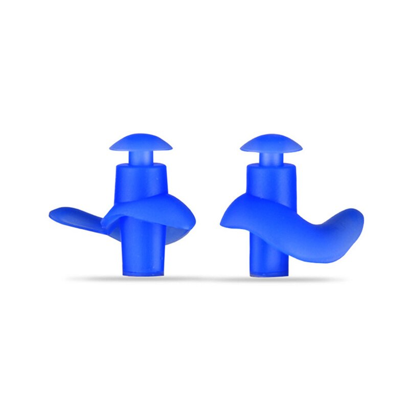 Weiche Ohrstöpsel Silikon Wasserdichte Ohrstöpsel Staub-nachweisen Ohr Umwelt Sport Stecker Tauchen Wasser Sport Schwimmen Schwimmbad Zubehör: Blau Nein Kasten