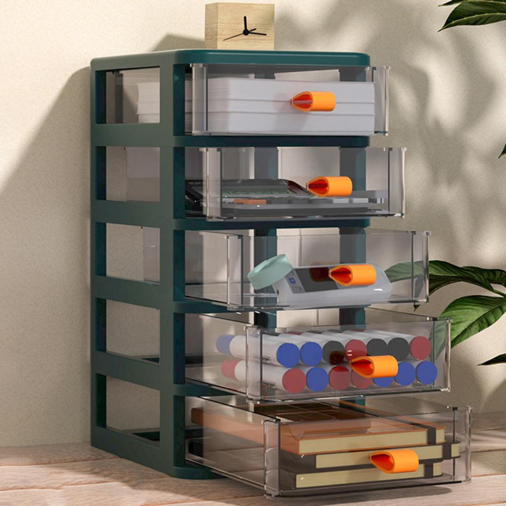 Storage Boxes Stable Plastic Multi-layer Drawer Cube Storage Organizer Desktop Drawer Storage Container