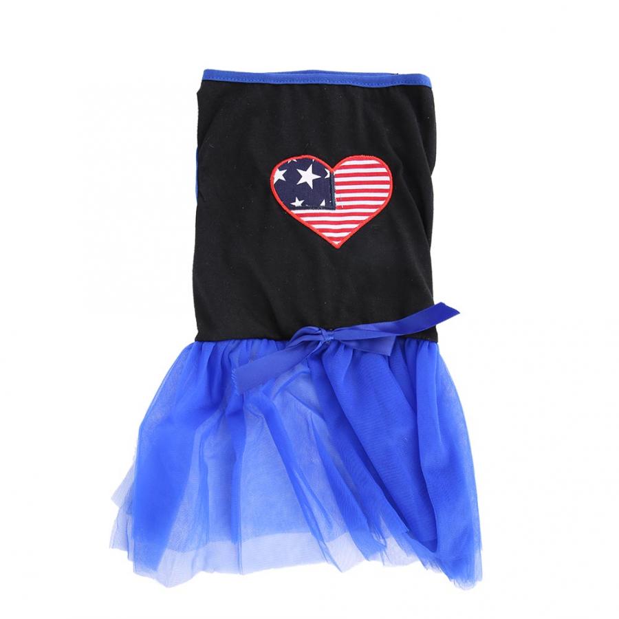 Leuke Polyester Pet Dog Zomer Prinses Jurk Kleding Puppy Lace Strik Rok Apparel Kostuum voor de Zomer Kleding