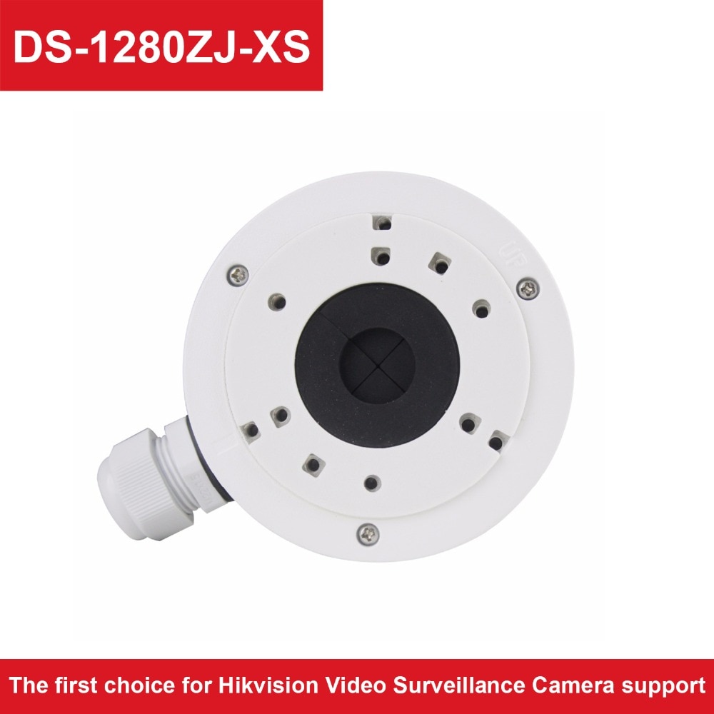 In Stock Hikvision CCTV Bracket DS-1280ZJ-XS Aluminum Alloy Juction Box for Bullet Camera DS-2CD1021-I DS-2CD1041-I