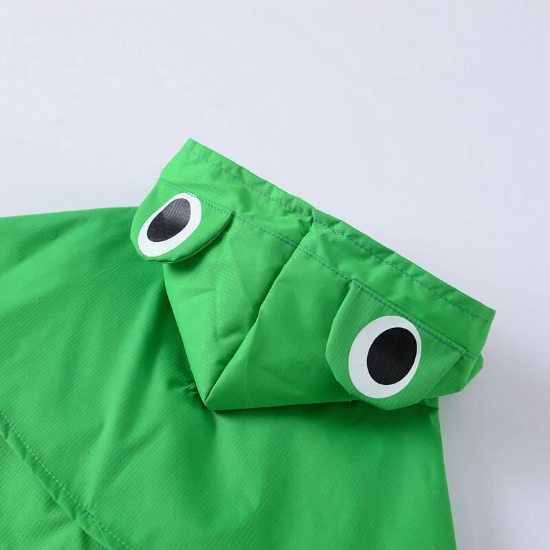 Chubasquero de rana para perro pequeño y mediano, Poncho impermeable para perro, capa para cachorro lindo, chaqueta de lluvia al aire libre para Bulldog Francés, verde y amarillo
