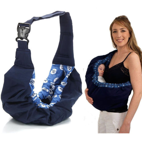 Portabebés ajustable para recién nacido, mochila ergonómica de un hombro de algodón con eslinga, bolsa de alimentación para bebé, anillo