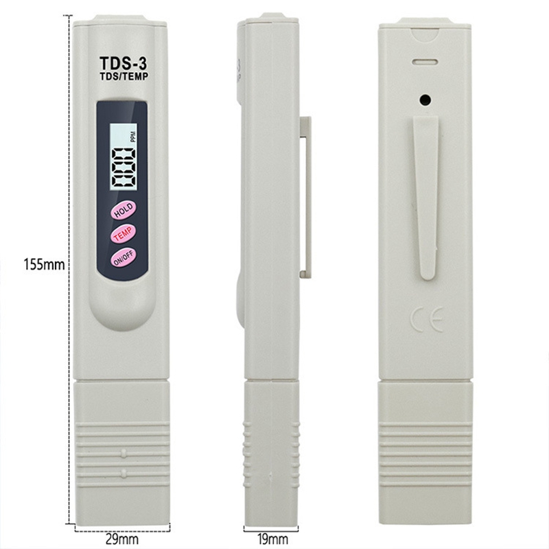 TDS-3 Digital LCD Water Purity Tester Household Drinking Tap Portable Water Monitor Detecto