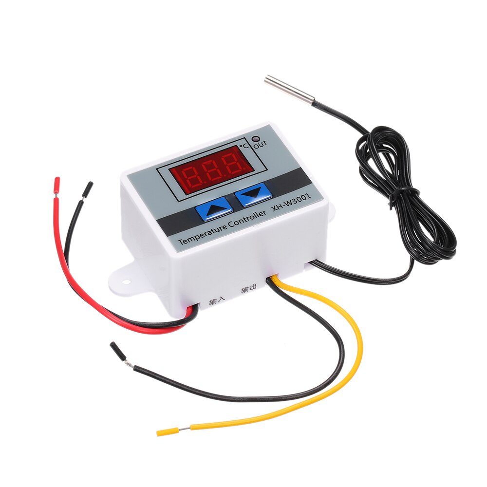 Intelligent Digital Microcomputer Temperature Controller Sensor Probe LED-Display Heating/Cooling Temperature Control Switch