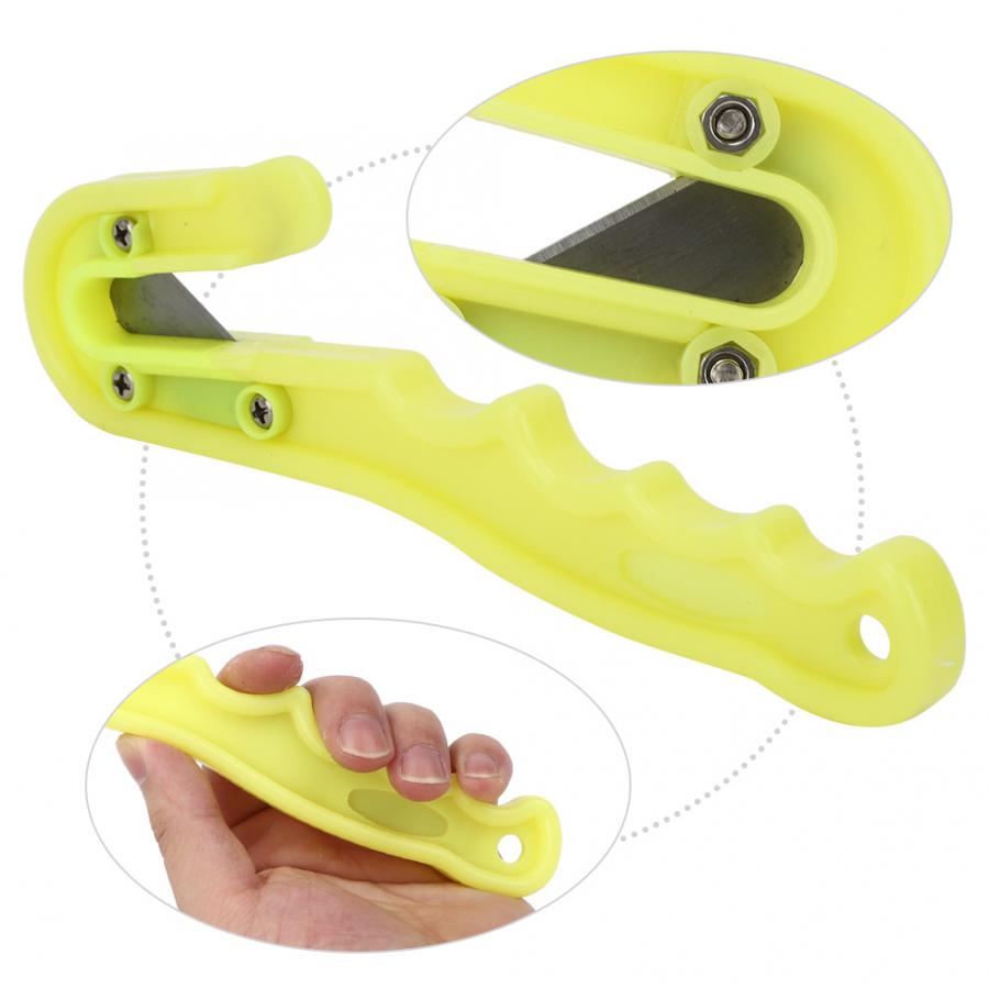 Portable Fishing Line&Cable Cutter Scuba Diving Dive Knife with 2 Spare Blades for Scuba Swimming Diving Accessories