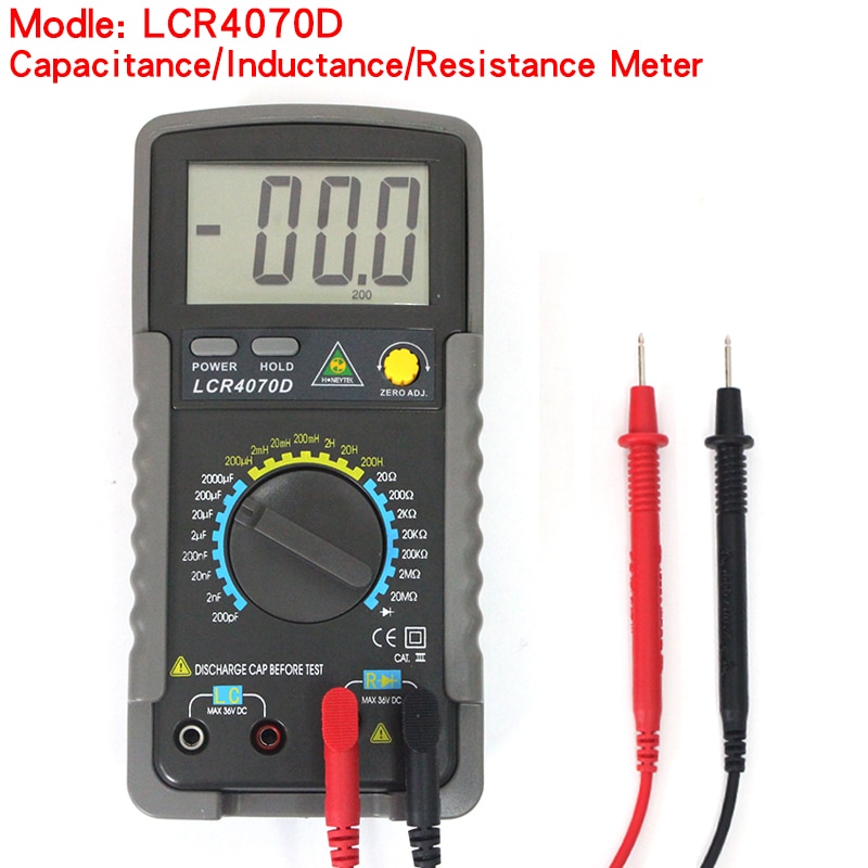 LCR4070D Professionele Digitale Multimeter Lcr Digitale Brug Multimetro Weerstand Meter Capaciteit Tester Inductie Multimeter