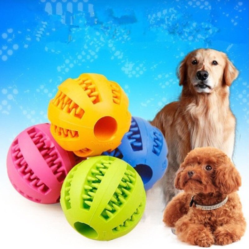 5/7 cm husdjur hundleksaker rena tand leksaker super uthållighet gummiboll leksak interaktiv elastisk boll tand lim hund molar leksak tillbehör