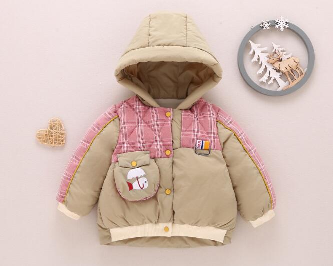 Småbørn baby drengetøj vinterfrakker flyverdragt til spædbørn jakke bomuldstøj tyk hætte varm ååå 020: Ååå 020b / 80