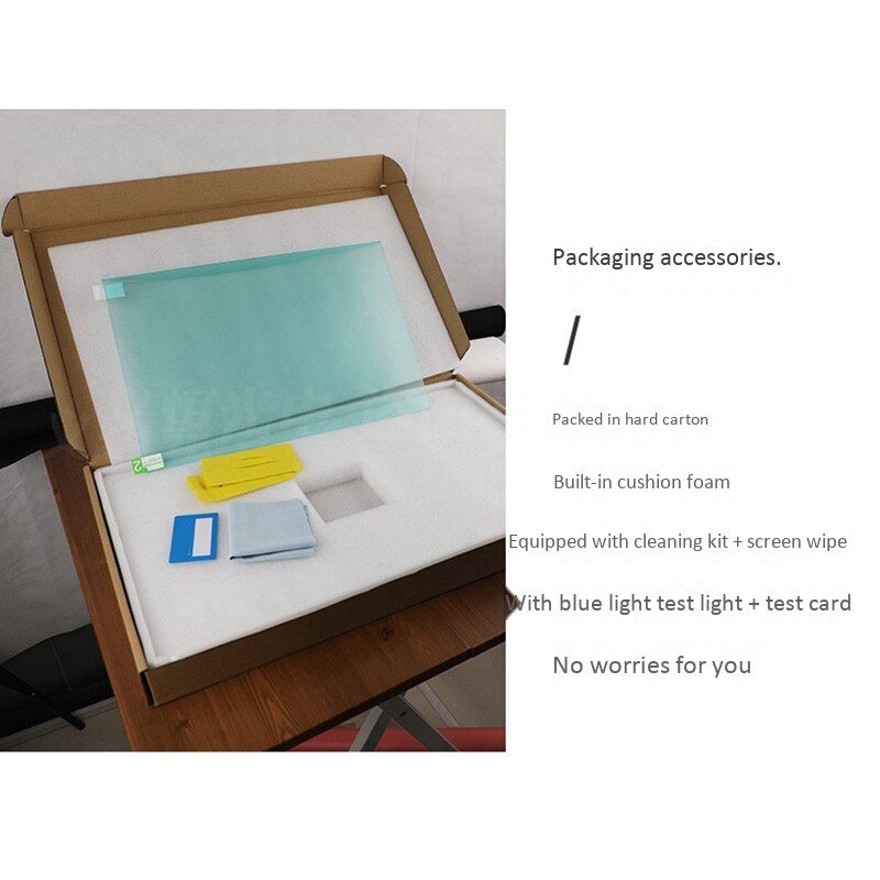 MOOL for 11.6 Inch Bending Anti-Blue Light Acrylic Sheet Anti-Radiation High-Definition Display No Color Difference