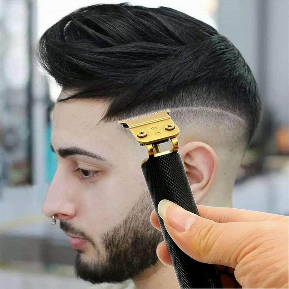 KEMEI km-1971 Hair Clippers Men Hair Beard Trimmer USB Rechargeable Cordless Barber Hair Grooming Kit with 4 Guide Combs