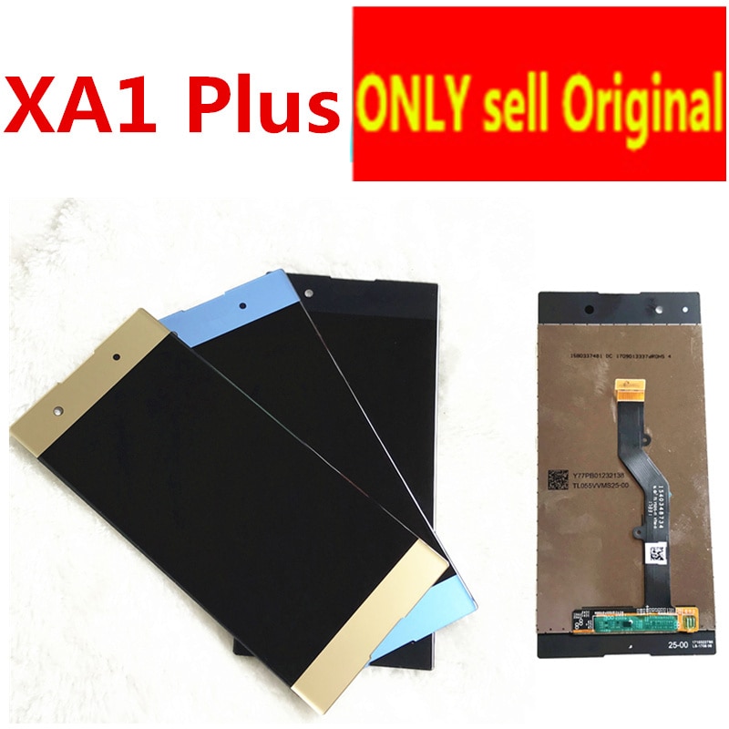 5.5 "Lcd Voor Sony Xperia XA1 Plus G3412 G3416 G3426 G3412 G3421 Lcd-scherm Met Touch Screen Digitizer Vergadering reparatie Onderdelen