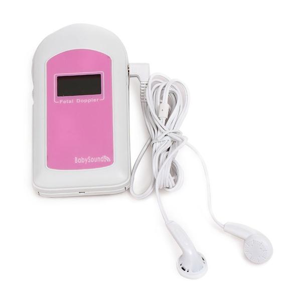 Contec Babysounda/B/C Baby Hartslag Foetale Doppler Prenatale Monitor + Gel Pocket Fetal Doppler: BabysoundB Pink