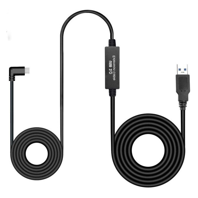 5m usb c ladekabel til oculus quest 2 vr headset 5 gbps datatråd type c kabel til oculus link/rift s/quest 2 vr