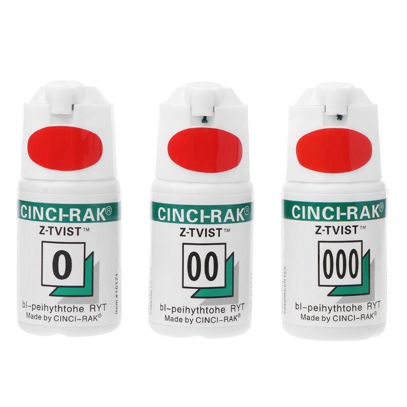 2M Dental Thread Disposable Gingival Retraction Cord Green Knitted Cotton Gum Line Dentist Material 1 Bottle 3 Size