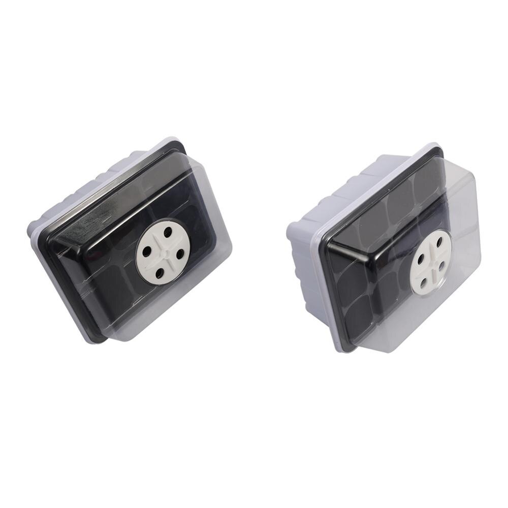 2 Pcs 6 Cell 12 Cell Cultivation Box with Breathable Holes Home Garden Germination Nursery Pot Succulents Seedling Grow Box