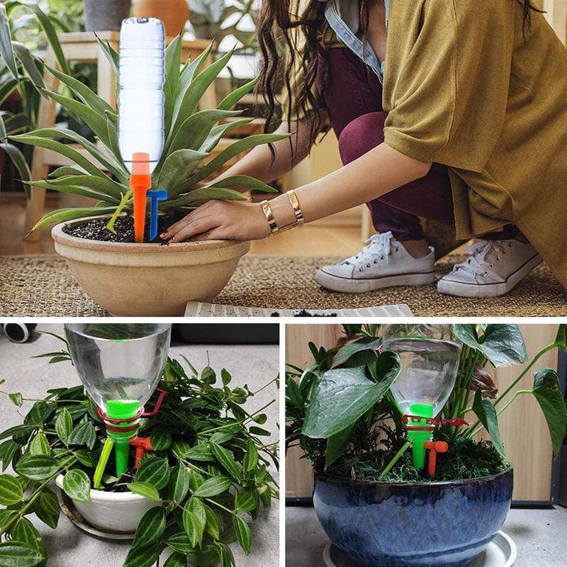 Auto Drip Irrigation System Automatic Watering Spike for Plants Flower Indoor Household Waterers Bottle Drip Irrigation