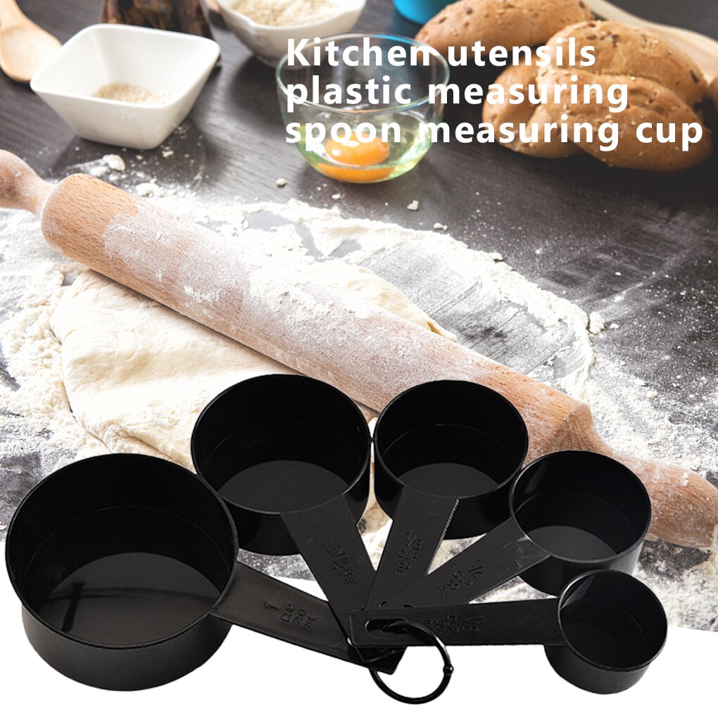 10 Stks/set Keuken Maatlepels Theelepel Koffie Suiker Scoop Cake Bakken Meel Meting Cups Plastic Maatlepels