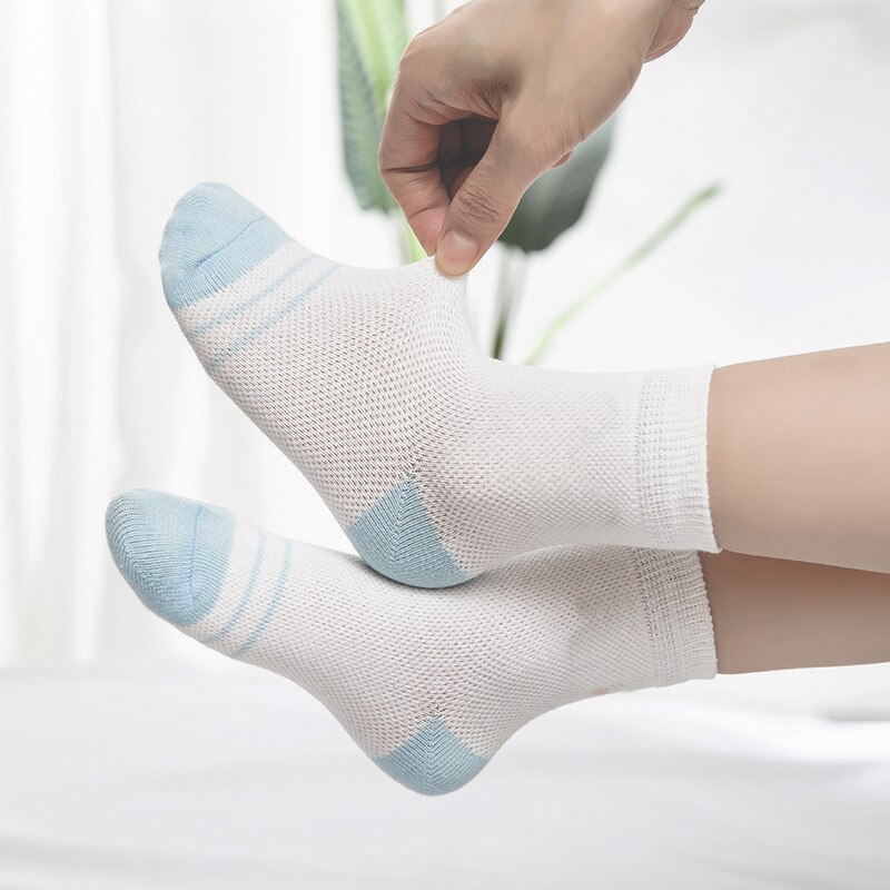 10 pairs Cotton sky blue baby boy socks baby girl stuff Good Cheap Stuff summer socks newborn Mesh Comfortable