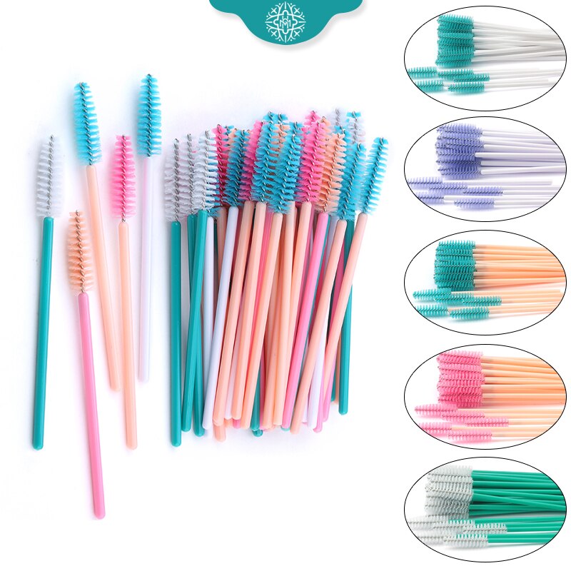 Professionele Wenkbrauw Borstel Mascara Stok Wand Applicator Wimpers Extension Tool Cosmetische Penselen Set Makeup Tools