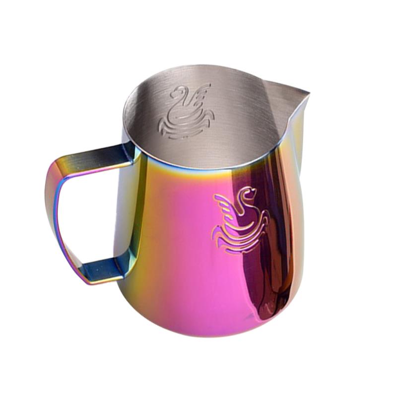 400ml/600ml Coffee Frothing Pitcher Cup Frother Jug Coffee Latte Art Accessory 304 Stainless Steel Coffee Latte Mould Pitcher