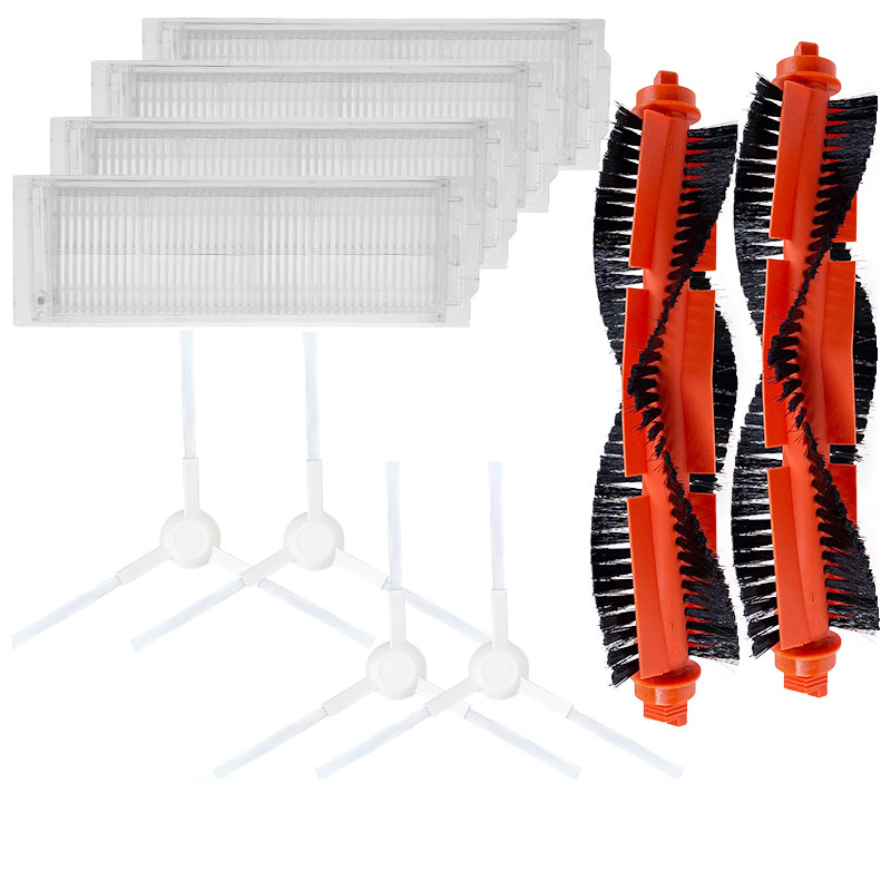 Pièces de rechange pour aspirateur Robot Xiaomi Mi Mop 2S / Mop P / Mop Pro / XMSTJQR2S / STYTJ02YM, brosse latérale principale, filtre Hepa: Or