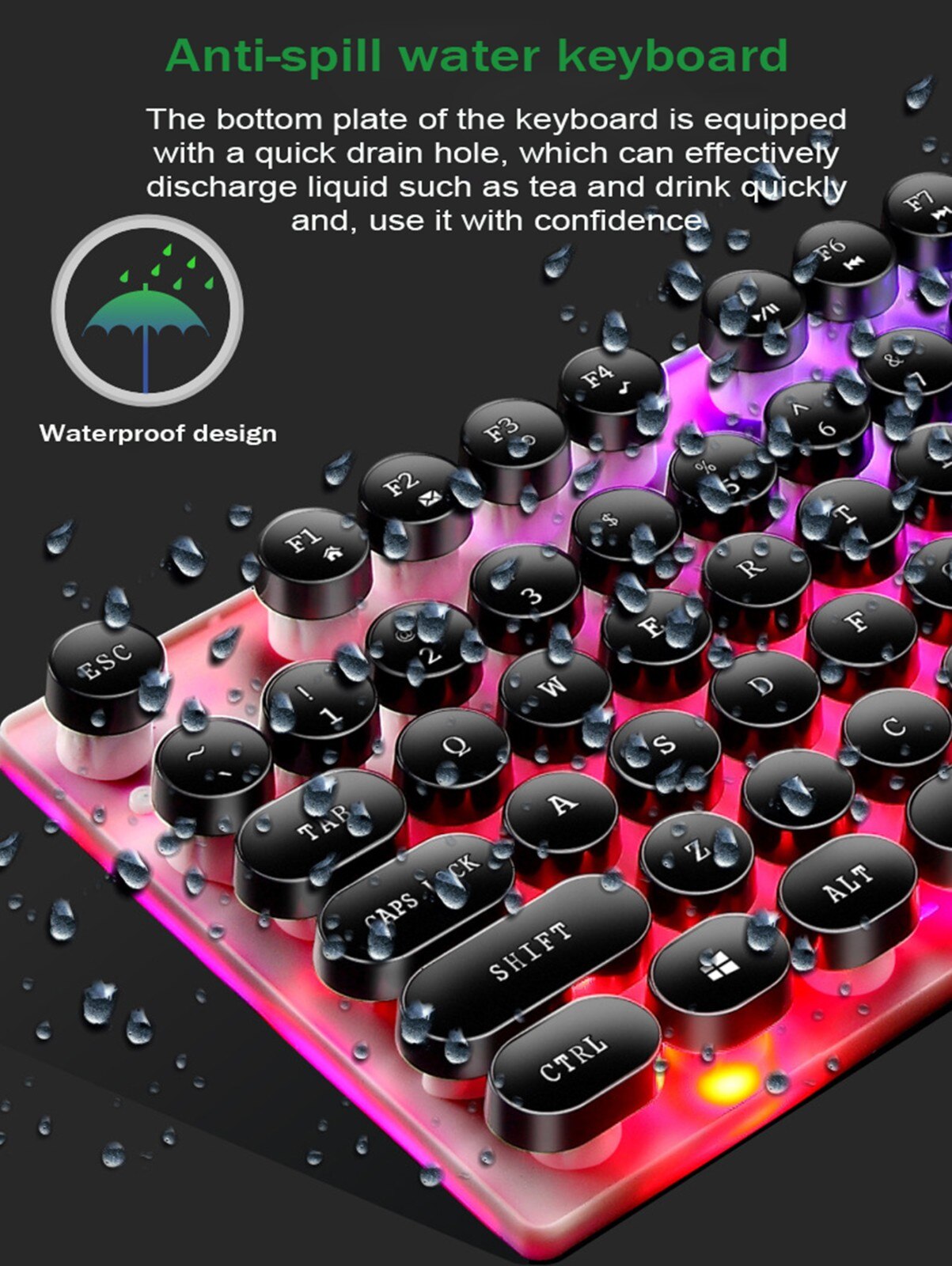 Gaming Toetsenbord Computer Muis Gamer Sets Retro Keycap Backlit Pc Toetsenbord Ergonomische Wired Muizen Gaming Muis Voor Laptop Pc Games