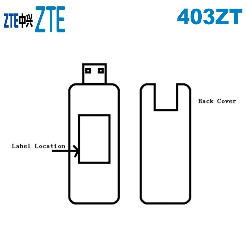 ZTE 403ZT ZTE Softbank 403ZT 4G LTE USB Dongle Cat7 300 Mbps Modem USB 4G haut débit 4G MODEM USB
