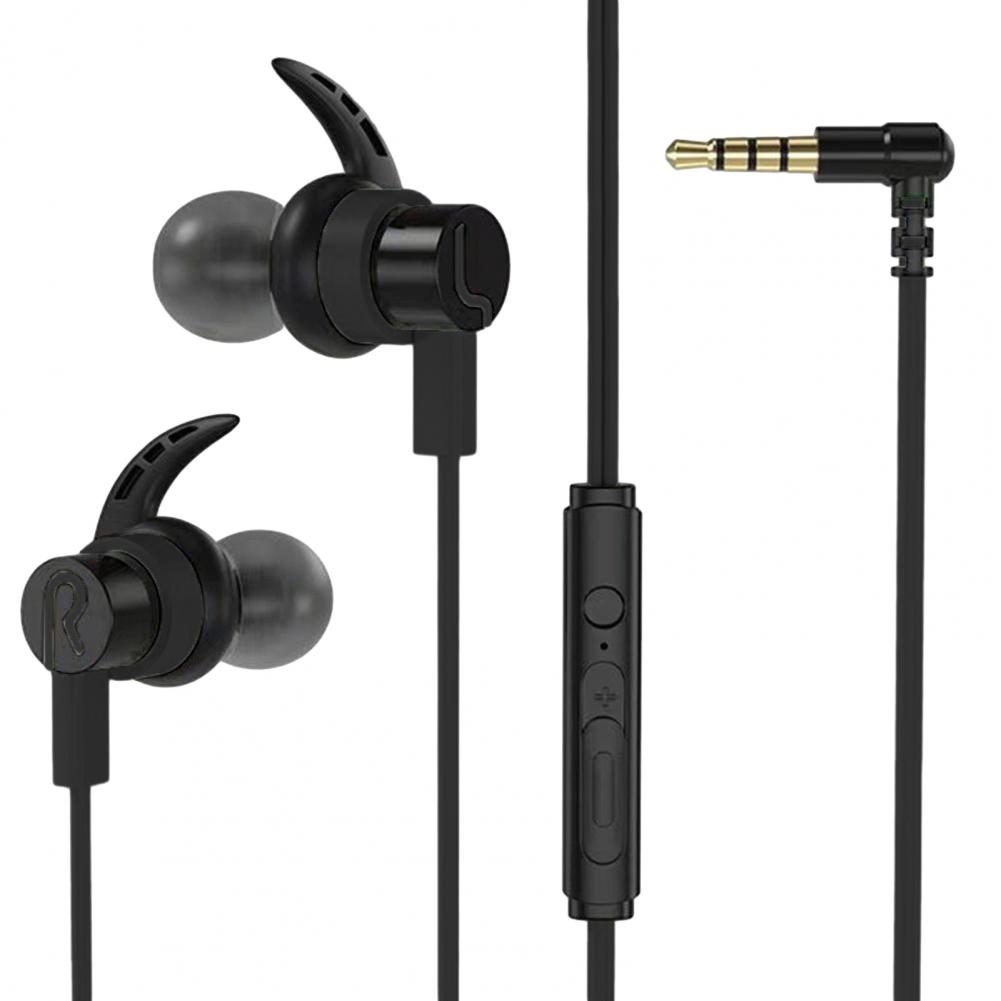 Wired Headphone 3.5mm/Type-C E-sports Headphones Stereo Sound Music In-ear Earphone with Mic Shark Fins Gaming Headset: WHITE