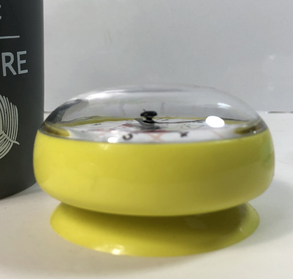 Mini horloge murale à ventouse, Anti-buée, étanche, 7cm, petite horloge de Table à Quartz pour salle de bain, cuisine, toilettes