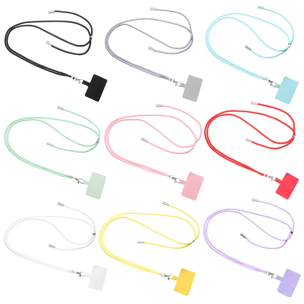 2022 Universal Phone Lanyard Adjustable Detachable Neck Cord Lanyard Strap Phone Safety Tether For All Mobile Phones Case Straps