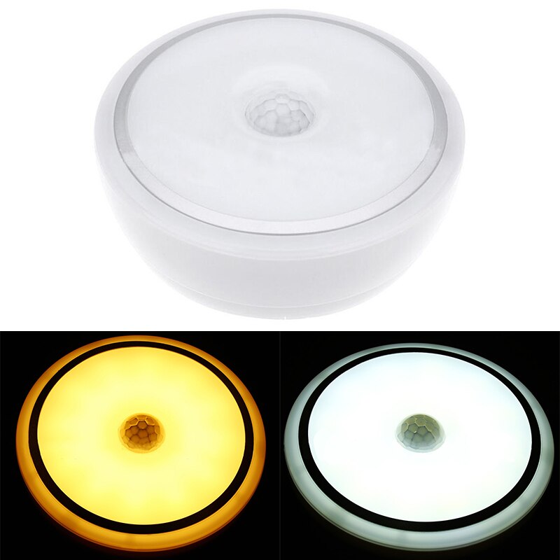 12W LED PIR Motion Sensor Infrared Ceiling Lamp Down Light Flush Mounted Fixture