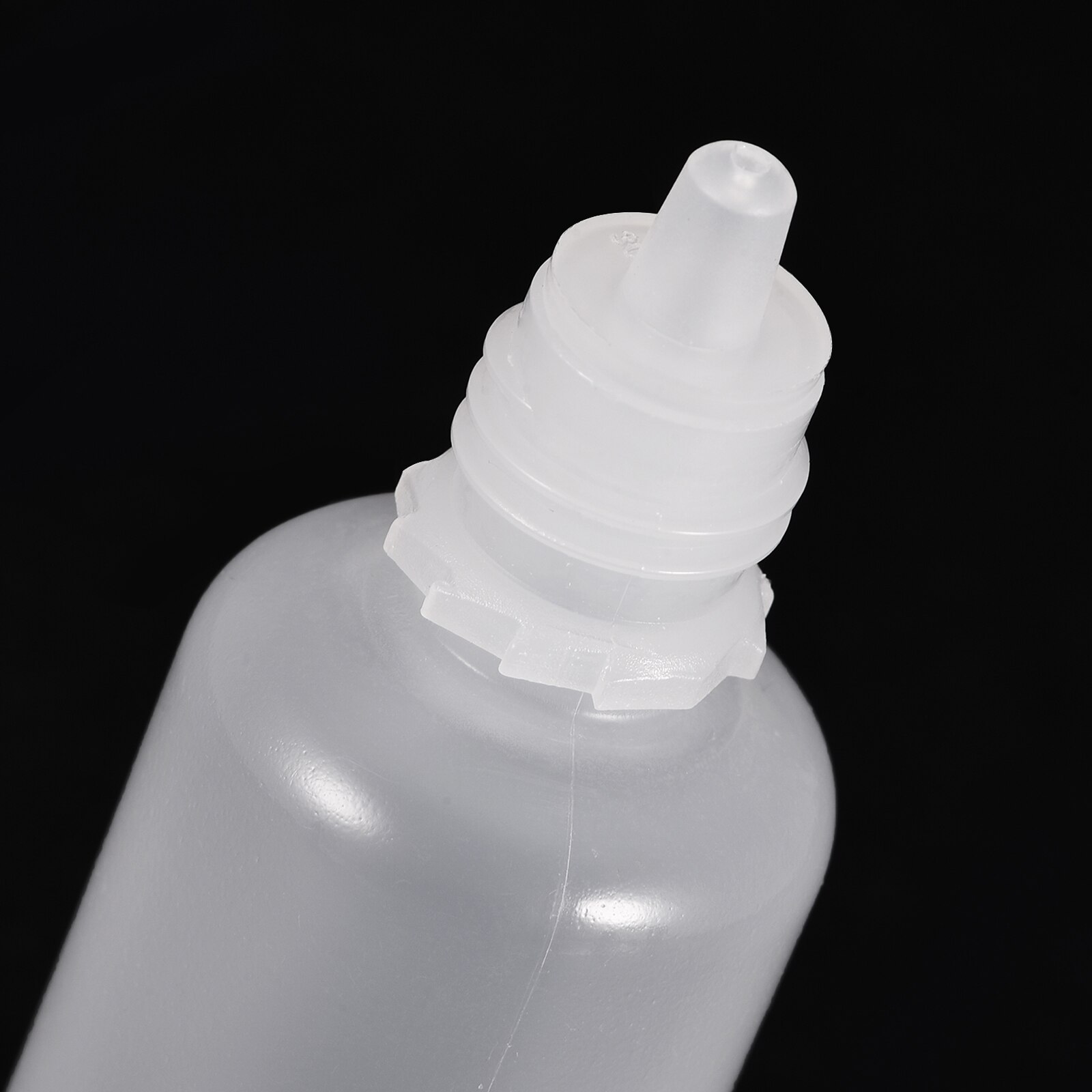 Uxcell – bouteilles compte-gouttes vides en plastique, conteneurs compressibles, bouchon blanc de 30ml pour la réparation, le nettoyage, l'artisanat, les liquides, 12 pièces