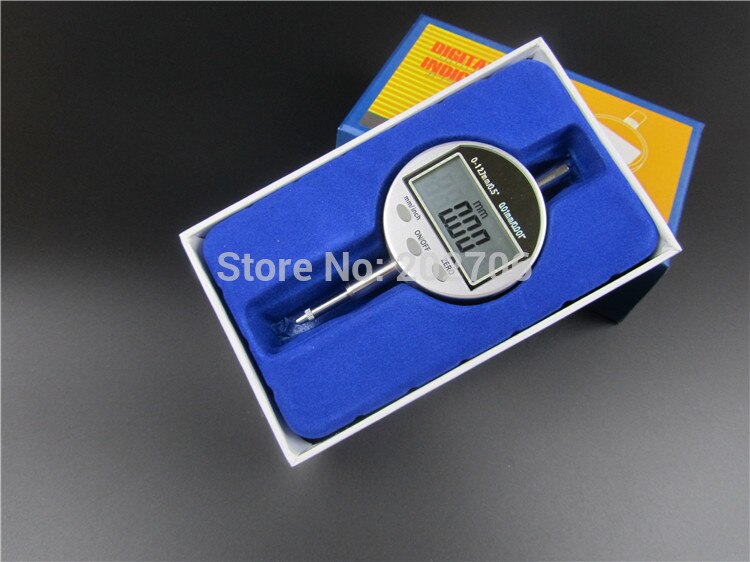 0.01mm/0.0005" Range 0-12.7mm/0.5" Gauge Digital Dial indicator digtial indicator use 3V battery Precision Tool