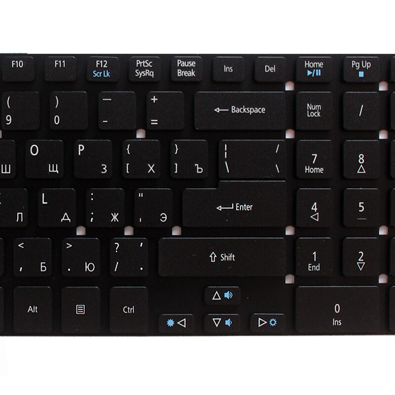 Teclado de portátil ruso para Acer Aspire, ES1-512, ES1-711, ES1-711G, ES1-531, ES1-572, ES1-731, ES1-731G, E5-731